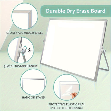 Magnetix Whiteboard | Create and organize effortlessly - Double-sided magnetic whiteboard